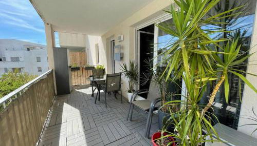 « Le lumineux » proche tramway/centre Montpellier - Photo 1, Garden, Garden view