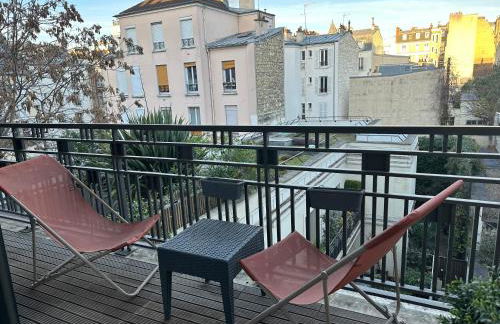 Appartement 2 pièces 57m2 Terrasse sur cour Proche Paris Porte Maillot - Foto 2