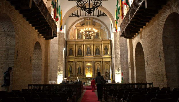 Visite des églises de Tunja - Photo 4, Autel de l'église de San Ignacio