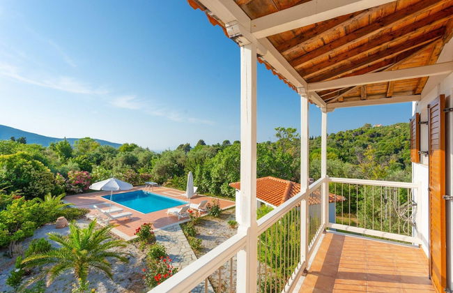 Villa Glafki Large Private Pool Sea Views A C Wifi - 2829 - Foto 26