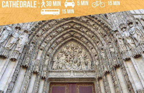 Rouen : Vue panoramique sur la seine avec parking - Foto 9