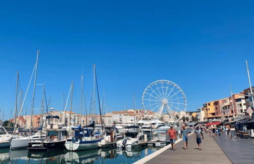 Studio confortable avec climatisation au Cap d'Agde avec port, plages et nature accessible à pied - Foto 29