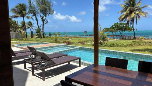 Flat Studio beira mar com piscina privativa - Praia dos CARNEIROS TAMANDARÉ - Foto 5, sunbed