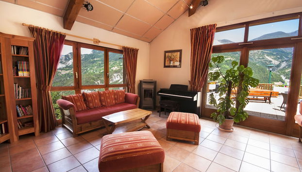 Zona de estar del vestíbulo