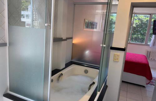 Studio Red Vidigal com Varanda, Vista Mar e Hidromassagem - Foto 18