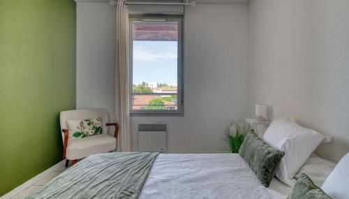 Splendid et cosy T2 terrasse, Airbus et Aéroport - Foto 4