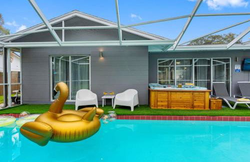 Pool Hot Tub Massage Chair Free EV Charger 5 Mins to Beaches! - Foto 61