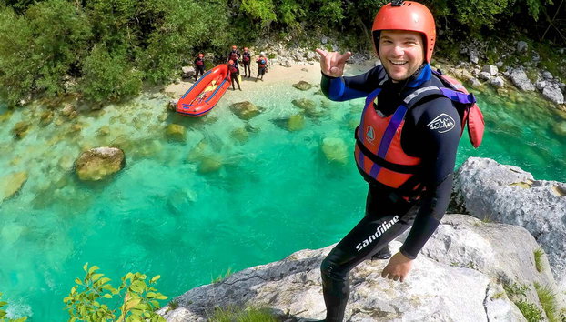 Rafting en el río Isonzo - Foto 4, Practicando rafting en el río Isonzo