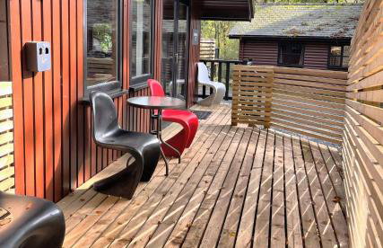 Snowdrop 13-Hot Tub-Woodlandlodges-Carmarthenshire - Foto 7