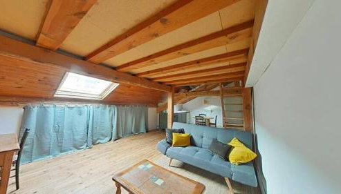 Grand studio lumineux proche gare Bellevue & tram - Foto 4