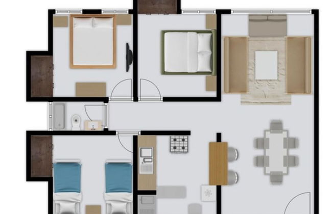 9DR 3-bedroom Apartment Near Monumental Area - Photo 8