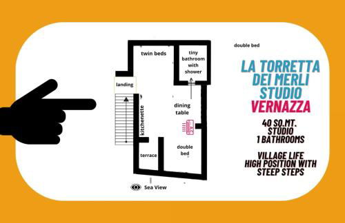 La Torretta dei Merli Studio with Unique Views - Foto 8