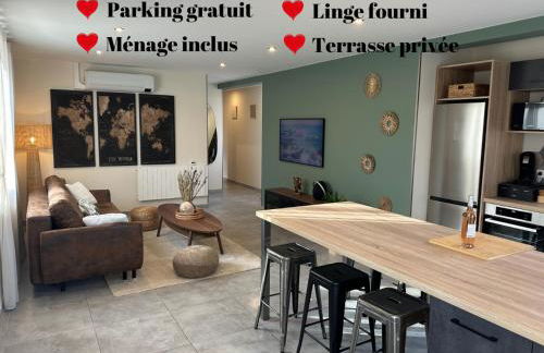 Maison calme avec terrasse-garage centre ville D - Foto 1