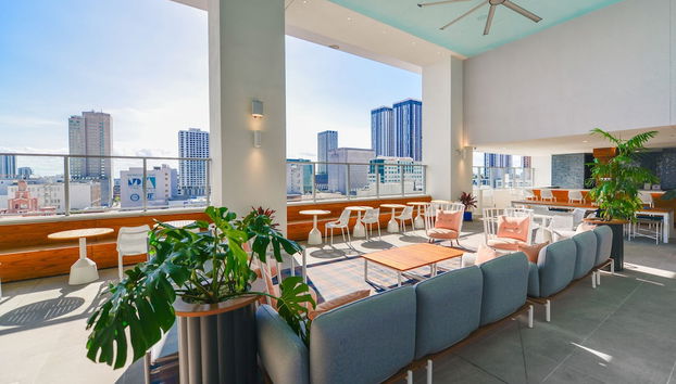 Zona de estar del vestíbulo