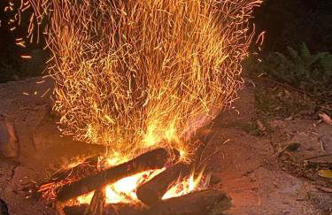 Casa de campo com muito verde e paz, 2 quartos, Wi-Fi, churrasqueira, deck, trilha - Foto 3