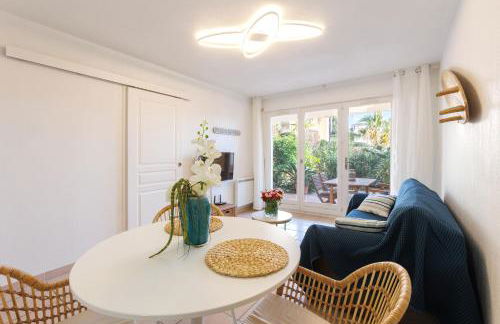 T2 avec jardin, clim & piscine - Proche plages et randos, parking privé - La Rascasse - Foto 5