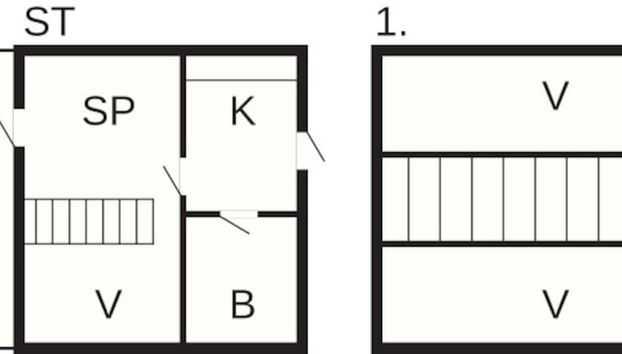 6 Person Holiday Home in Allinge - Foto 3, Plano