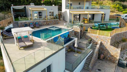 Zax sea view villas 4-Villa heated Pool Complex - Foto 5, sunbed