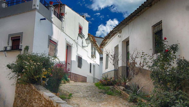 Casas da vila de Alájar