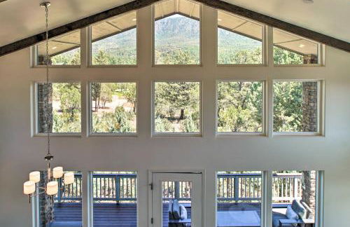 Fireplace, Mogollon Rim Views Luxury Pine Home - Foto 20