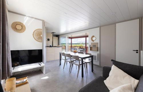 Oihana grand chalet de 2 à 6 pers climatisé avec piscine vue et calme à Hasparren-Pays Basque - Foto 13