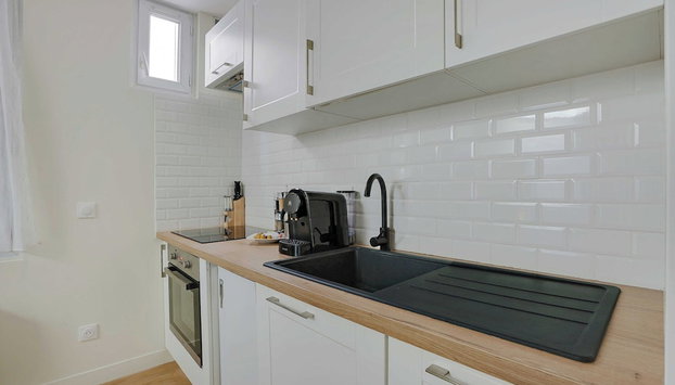 Cosy Apartment With 2 Rooms in Marais - Foto 5, Cocina privada
