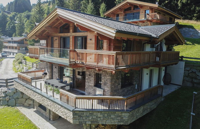 Chalet in Saalbach With Panoramic Sauna - Foto 20