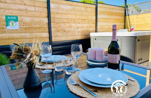 Gîte & Spa Le Villemachois - 4 étoiles - Jacuzzi couvert - Calme et Indépendant - Clim - Parking - 5 min Carcassonne - Foto 16