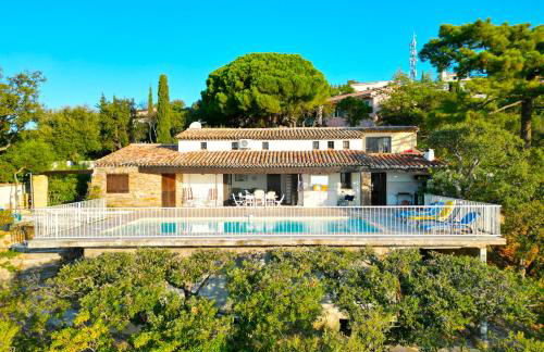 Villa Crystal River, piscine privée & vue mer sur Golfe de Saint Tropez - Foto 9