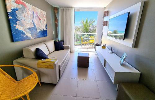 Areias do Mar Aconchegante e Tranquilo com Varanda - Foto 7