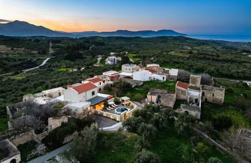 SunKeramos Retreat - "Free" Heated Pool Private Villa - Foto 46