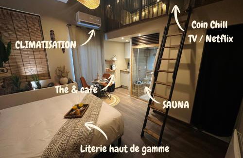 Le Jacaranda - Suite africaine - Sauna & Netflix - Photo 7