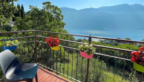 Appartamento Tivano, balcone con vista lago - Foto 3