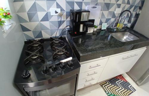 Casa c AR - condomínio prox ParkShopping Cpo Grande a 30 minutos do Recreio, c 2 TVs Smart de 50 e 43 polegadas-varanda privativa- cozinha completa e séries liberadas - CS4 - Photo 9