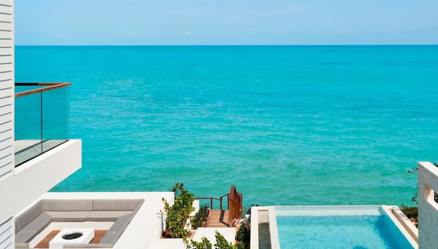 Luxurious Oceanfront Villa Infinity Pool Plunge - Foto 4, Habitación