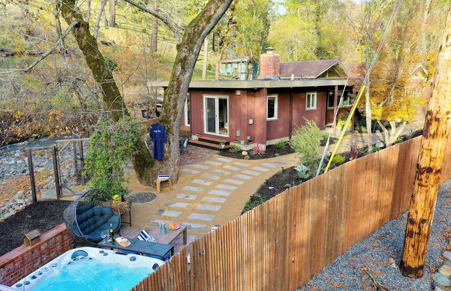 Sonoma Creek Haven Hot Tub, Firepit, Creekside Views Near Kenwood Wineries - Foto 5