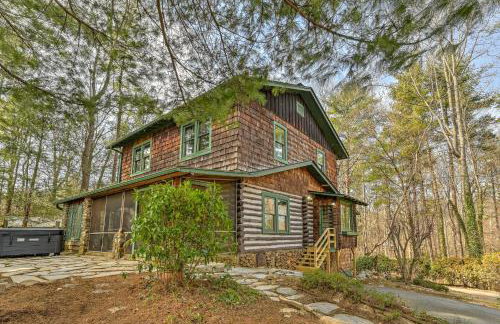 Unique Cabin With Hot Tub Close to Town - Foto 13