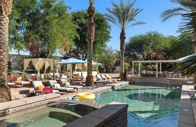 Luxe 7bdr Oasis w/ Pool, Putting Green, Game Room Villa Del Gallo by Avantstay - Foto 74