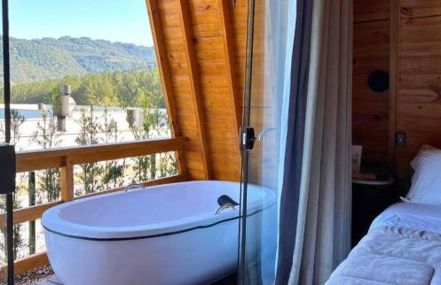 RELAX - Refúgio na serra gaúcha Banheira - Foto 15