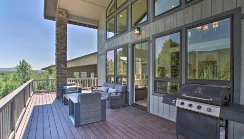 Fireplace, Mogollon Rim Views Luxury Pine Home - Foto 3