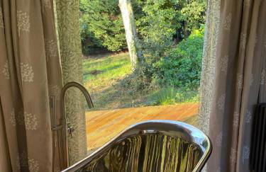 Chez Maurice Luxury Shepherds Hut with Bath and Hot Tub - Foto 3