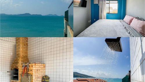 Cobertura Pé na Areia Vista Mar Churrasqueira 12 Pessoas - Foto 2