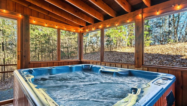 Stunning Cabin w Hot Tub Pool Table Arcades - Foto 4, Habitación
