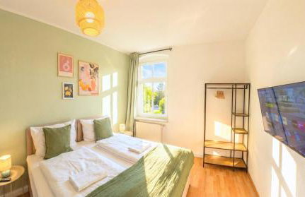 Ruhiges & modernes 5-Personen Apartment mit Boxspringbetten, Smart-TV, Wlan und Balkon - Foto 22