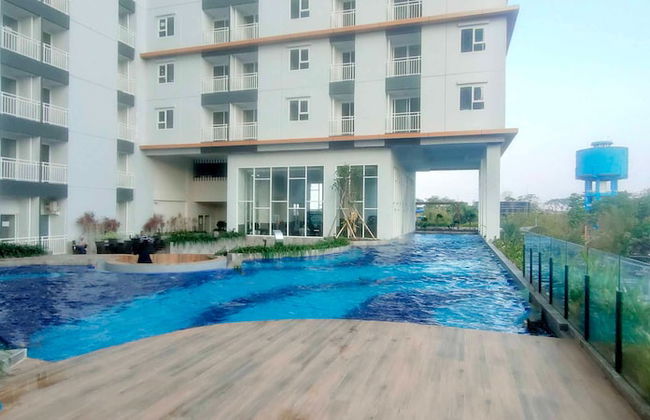 New Studio Apartment With Strategic Location At Suncity Residence - Foto 16