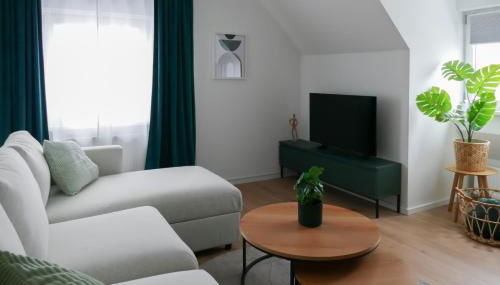 Modernes, zentrales Apartment mit Boxspringbett und Waschmaschine - Foto 3