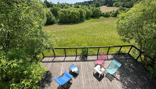 Szarejkowe Wzgórza całoroczny domek z balią na tarasie - Foto 3