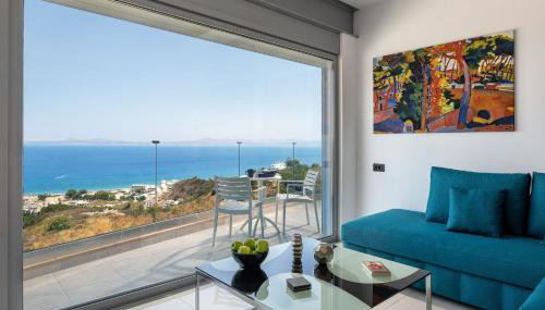 Rhodes Skyline Suite With out Door Jacuzzi Sea View - Foto 5