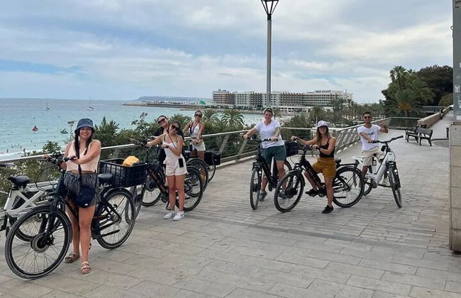 Excursão pela costa de bicicleta elétrica em Alicante com lago de peixes Román e mergulho com snorkel - Foto 15
