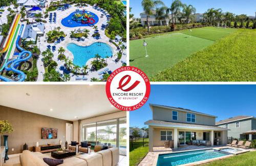 Chic Home With Mini Soccer Field, Golf Near Disney With Waterpark & Resort Access At Encore Resort - 7715Ff - Foto 1